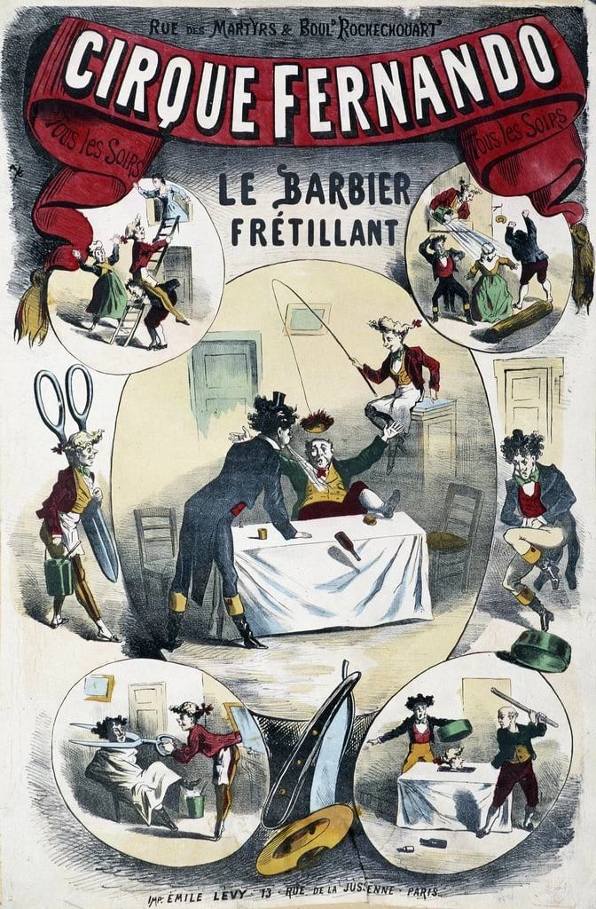 Cirque Fernando, Il Barbiere che scrive
